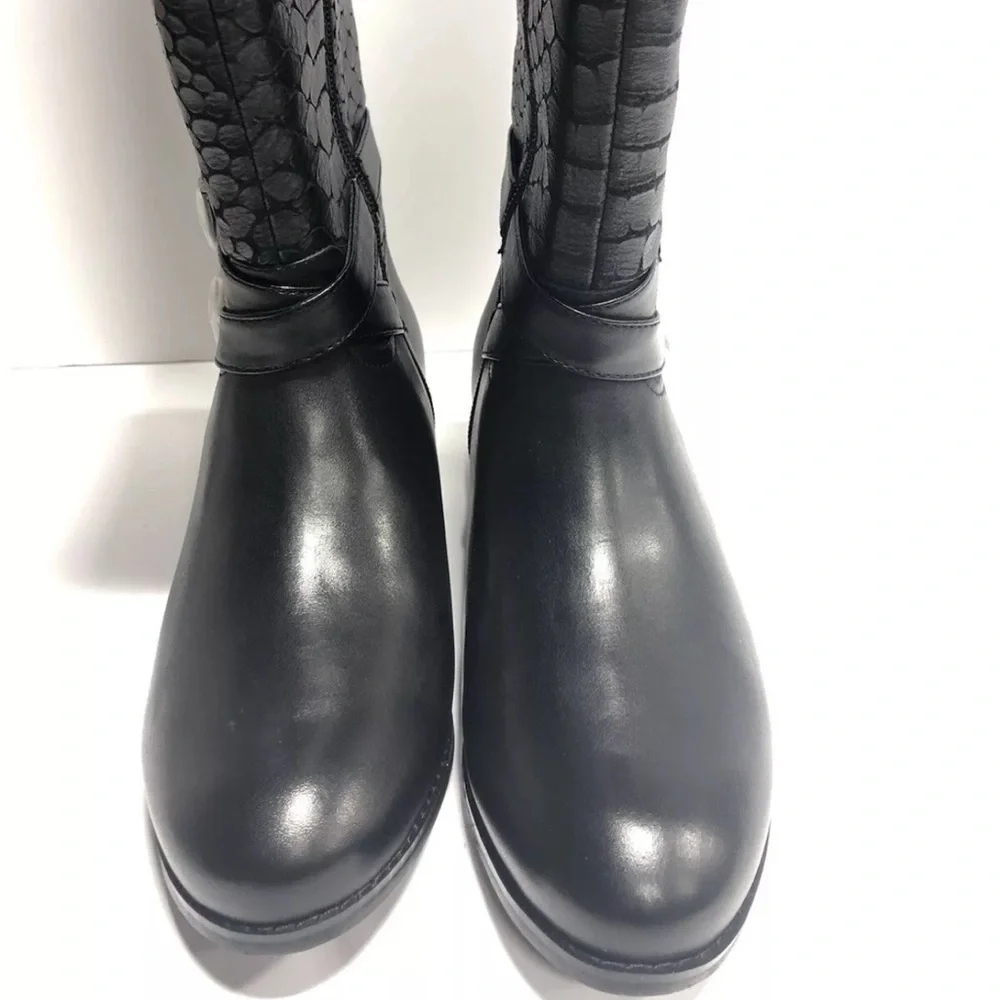 Trotters Women’s Liberty, Black Knee High Boots, Size 6.5W